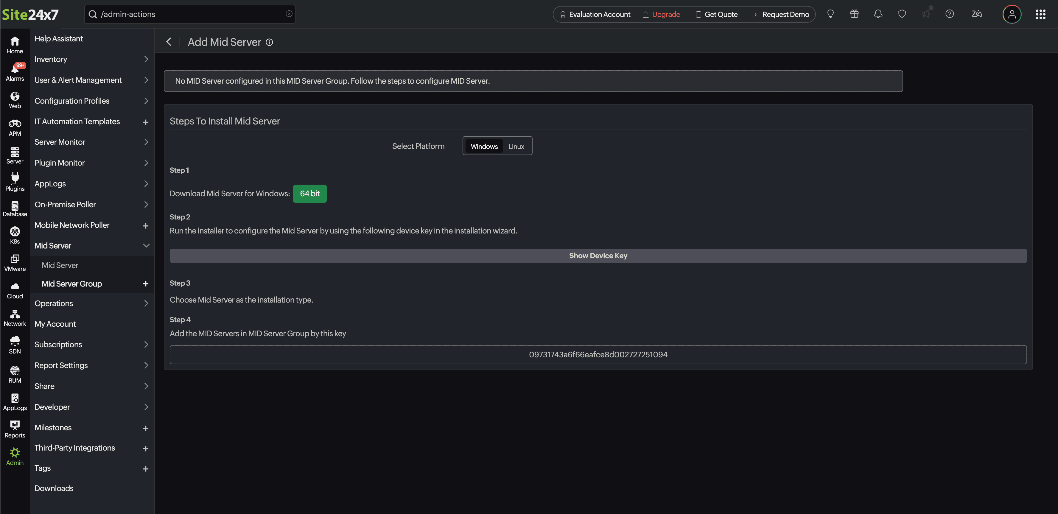 Add Mid-server Add Mid-server