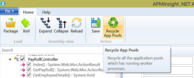 Recycle app pools