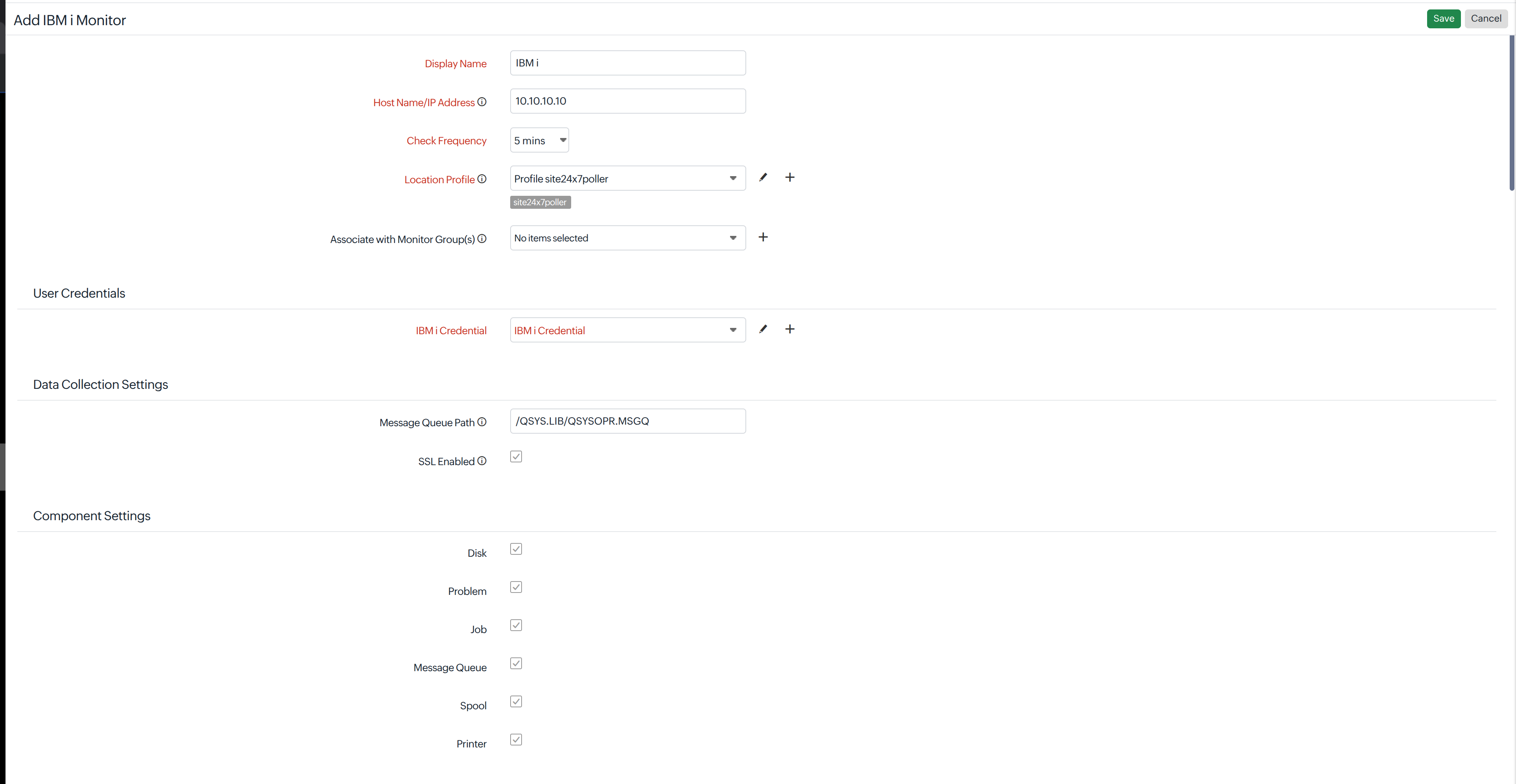 Add monitor