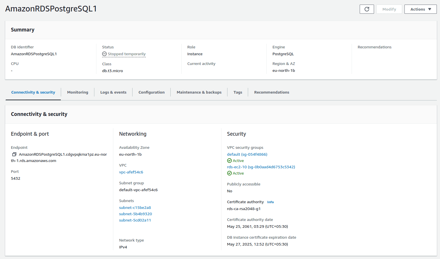 Endpoint and Port