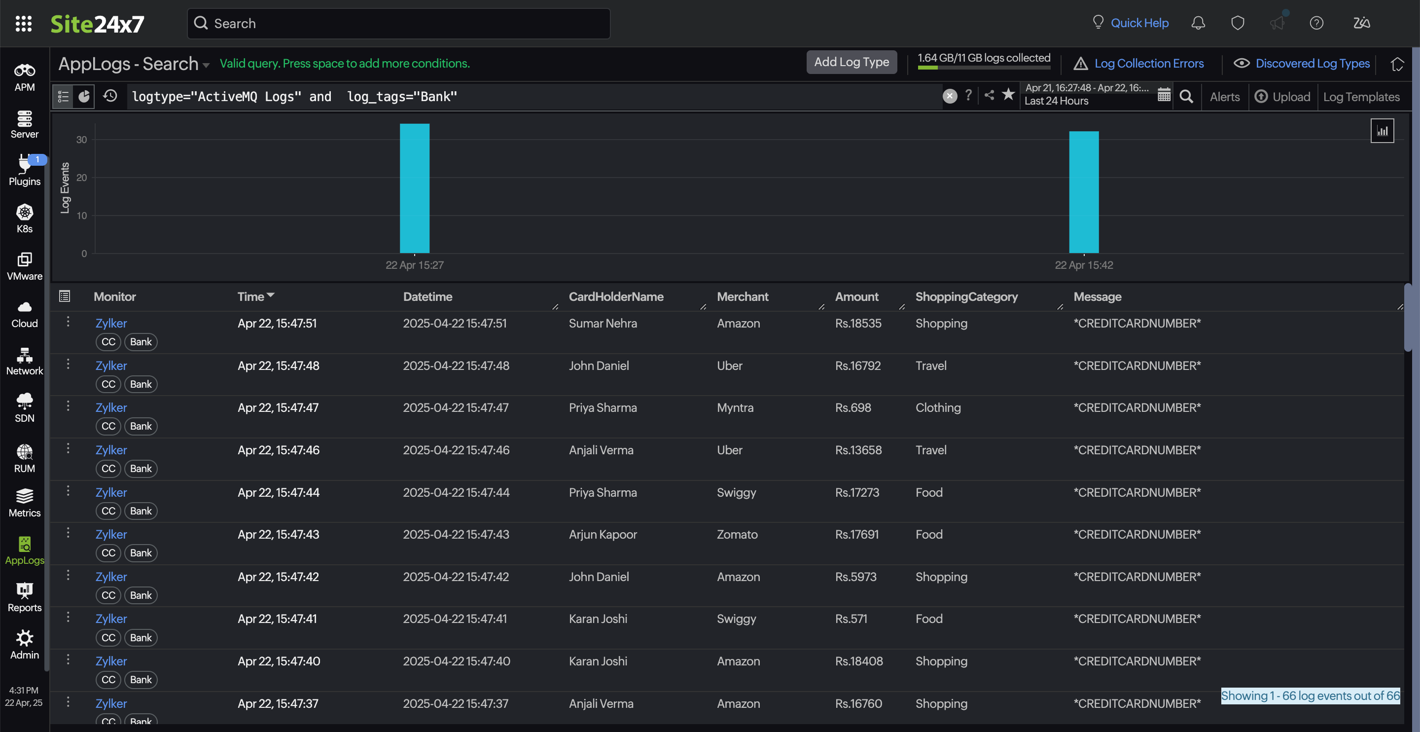 Log Tag Query Logtag query
