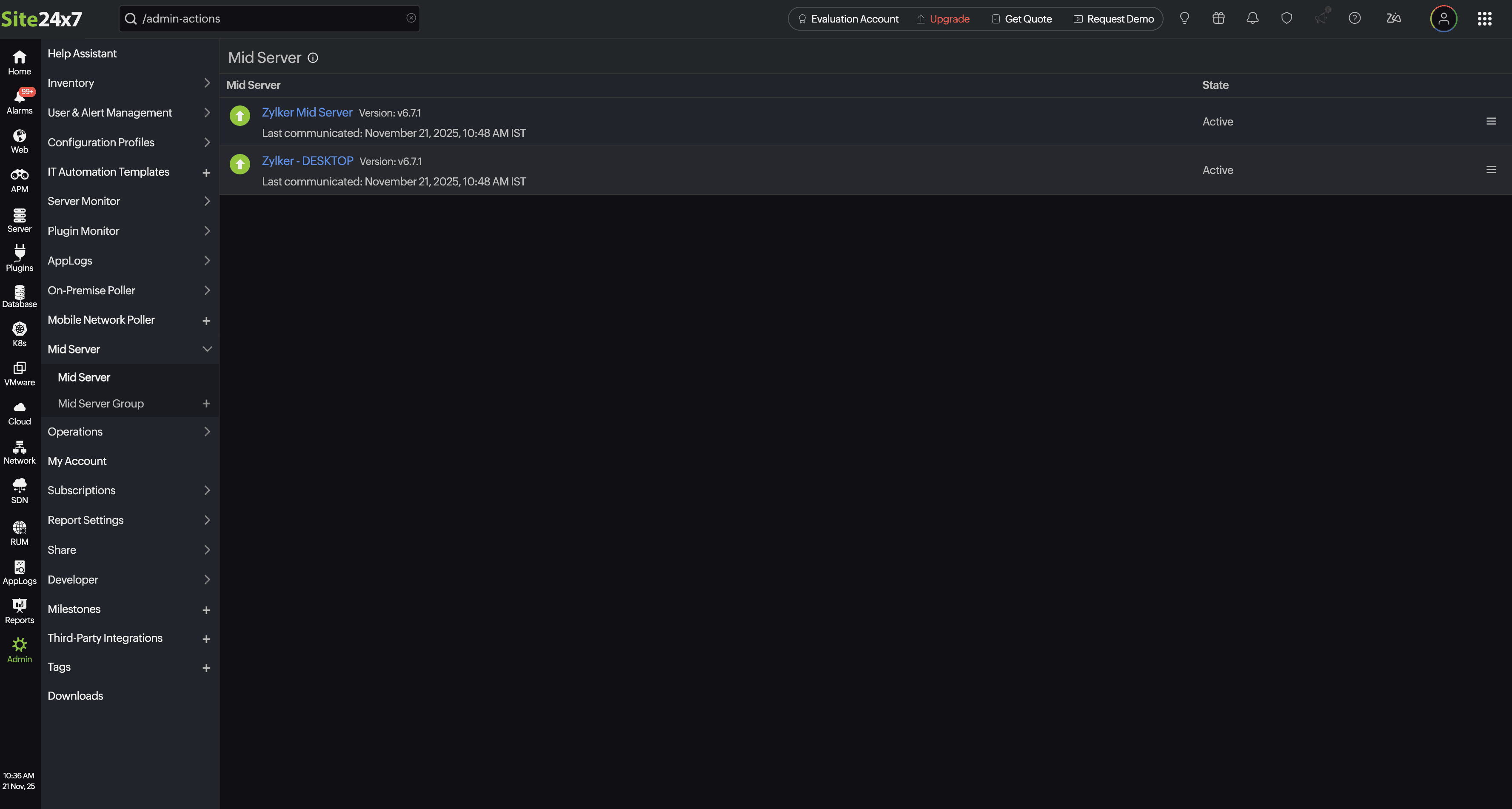 Verify Mid-server Verify Mid-server